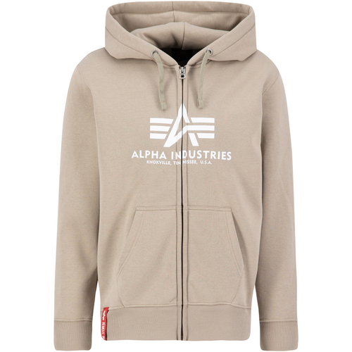 Kleidung Herren Sweatshirts Alpha Basic Zip Hoodie - vintage sand Beige