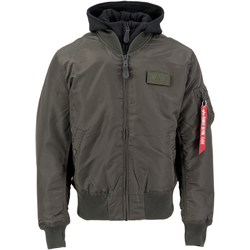 Kleidung Herren Jacken Alpha MA-1 D-Tec - black olive Grün
