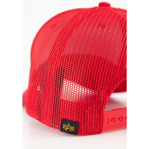 Alpha Industries Basic Trucker Cap - speed red Rot
