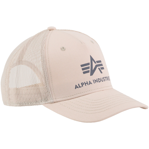 Accessoires Schirmmütze Alpha Industries Basic Trucker Cap - jet stream white Beige