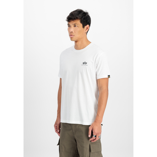 Alpha Industries Basic T Small Logo - white Weiss