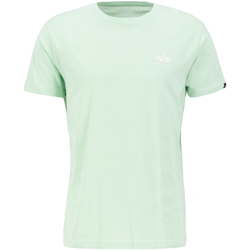 Kleidung Herren T-Shirts Alpha Basic T Small Logo - mint Grün