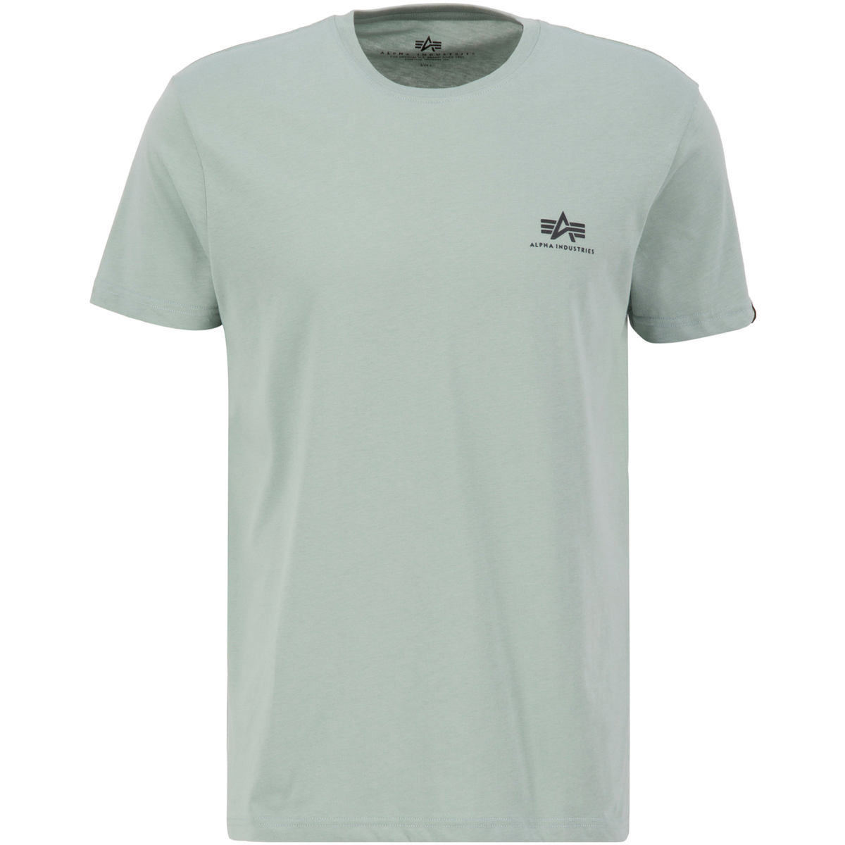 Kleidung Herren T-Shirts Alpha Basic T Small Logo - dusty green Grün