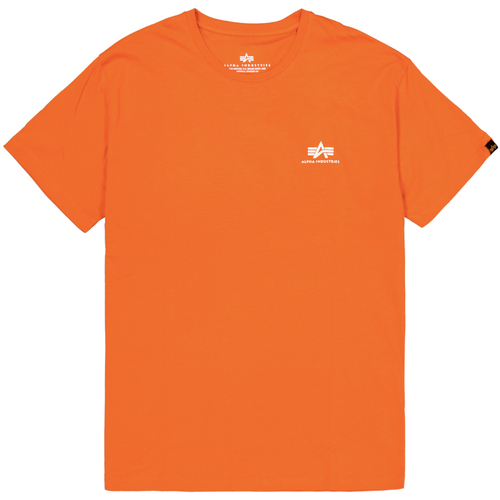 Kleidung Herren T-Shirts Alpha Basic T Small Logo - boost orange Orange