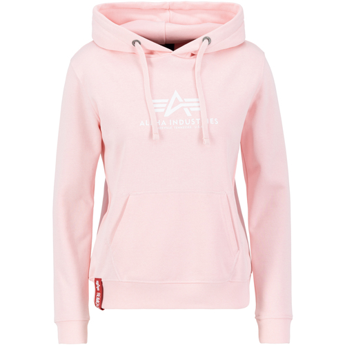 Kleidung Damen Sweatshirts Alpha New Basic Hoodie Women - pastel pink Rosa