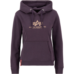 Kleidung Damen Sweatshirts Alpha New Basic Hoodie Women - Plum Bordeaux