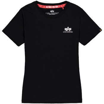 Alpha  T-Shirt Basic T Small Logo Women - black günstig online kaufen