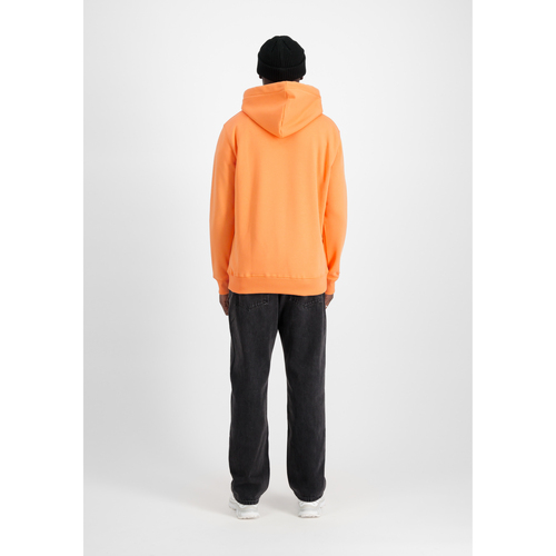 Alpha Industries Basic Hoodie Small Logo - tangerine Orange