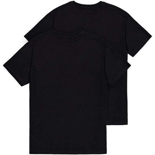 Alpha Basic T Small Logo 2 Pack - black Schwarz