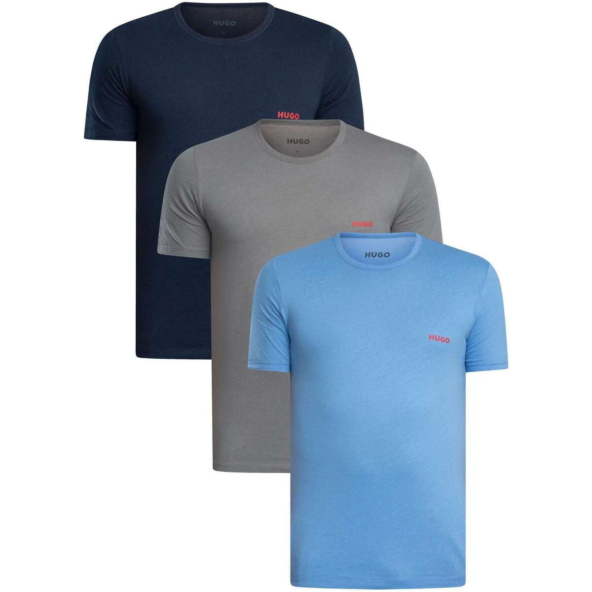 Kleidung Herren T-Shirts BOSS 3er Pack Lounge Crew T-Shirts Multicolor