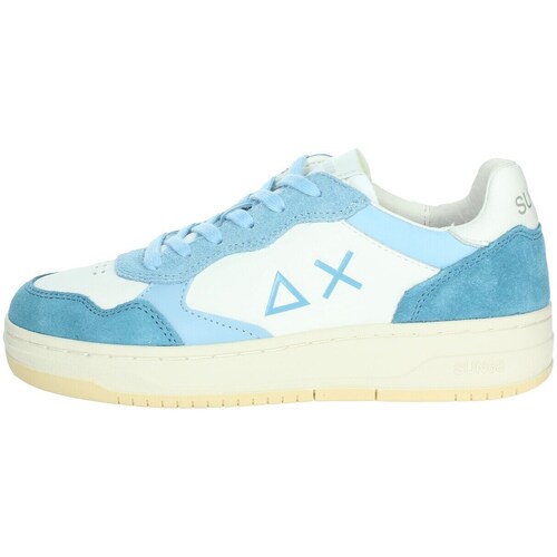 Schuhe Kinder Sneaker High Sun68 Z35348T Weiss
