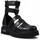 Schuhe Damen Sandalen / Sandaletten Cult SLASH 4441 MID W LEAT/PERF. LEAT. CLW444100 Schwarz