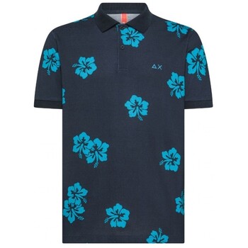 Sun68  T-Shirts & Poloshirts Polo Kollektion Beach Blue günstig online kaufen