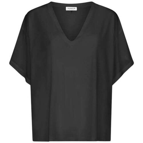 Kleidung Kinder T-Shirts & Poloshirts Dondup T-shirt Schwarz
