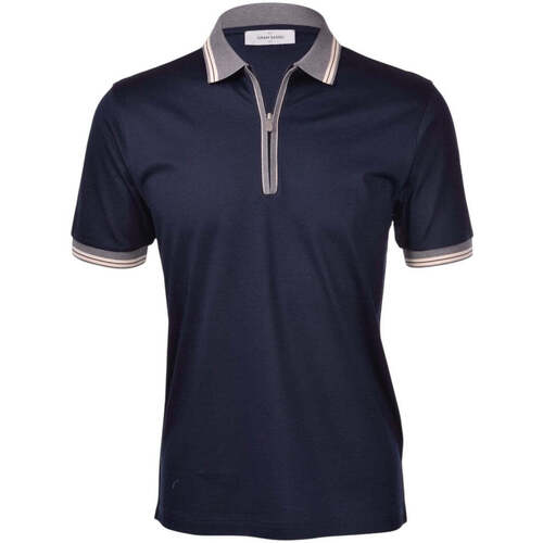 Kleidung Kinder T-Shirts & Poloshirts Gran Sasso Polo Blau