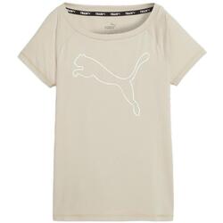 Kleidung Damen T-Shirts & Poloshirts Puma 522420-91 Beige