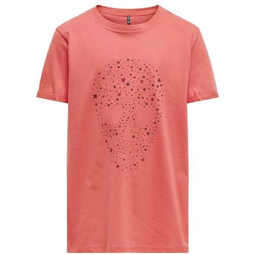 Kleidung Mädchen T-Shirts & Poloshirts Kids Only 15340653 Rosa