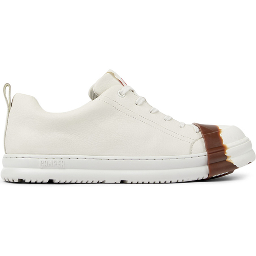 Schuhe Herren Sneaker Low Camper Junction Runner K100978 Leder-Sneaker WEISS_006