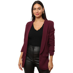 Kleidung Damen Jacken / Blazers La Modeuse 35101_P77723 Bordeaux