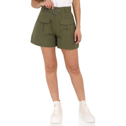 Kleidung Damen Shorts / Bermudas La Modeuse 66199_P153672 Kaki