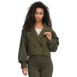 Kleidung Damen Jacken / Blazers La Modeuse 69069_P161028 Kaki