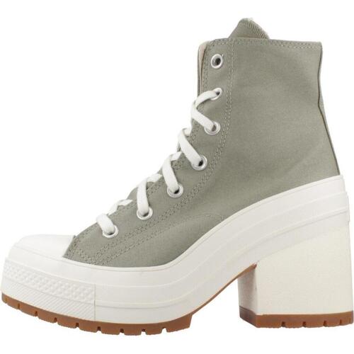 Schuhe Damen Sneaker Converse CHUCK TAYLOR ALL STAR 70 DE LUXE HEEL HI Grün