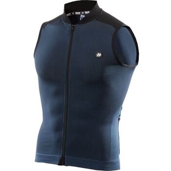 Unterwäsche Unterhemden Sixs Maillot sans manche  Clima 2 Avio Blau