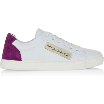 Schuhe Damen Sneaker Low D&G CK0168 B5703 Weiss