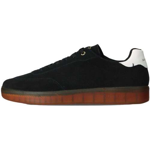 Schuhe Herren Sneaker Sergio Tacchini Taormina Suede Trainers Black Schwarz
