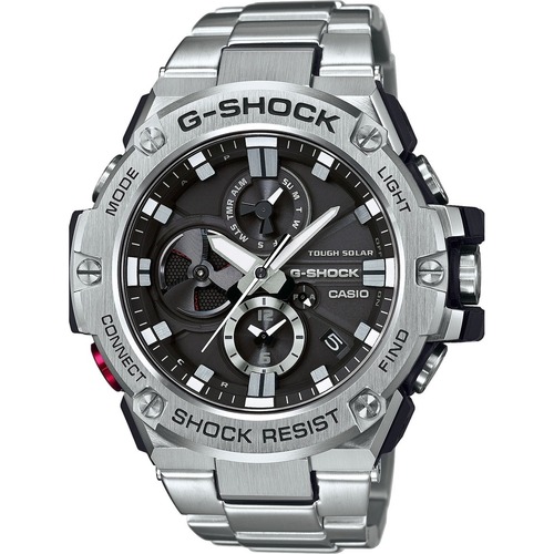 Uhren & Schmuck Herren Armbanduhren Casio GST-B100D-1AER Silbern