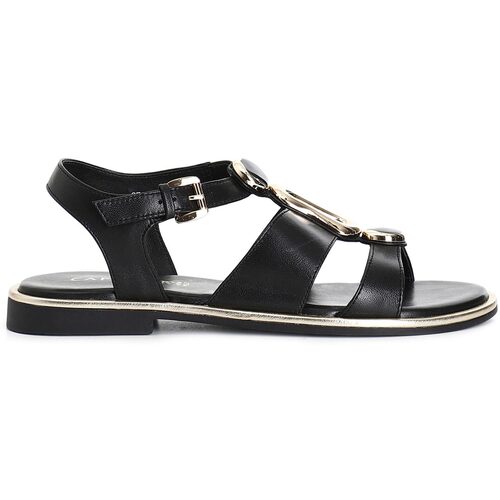 Schuhe Damen Sandalen / Sandaletten Café Noir CNDPE25-GG1888-blk Schwarz
