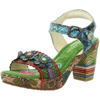 Schuhe Damen Sandalen / Sandaletten Laura Vita Sandaletten NELLAO 17 VERT Grün