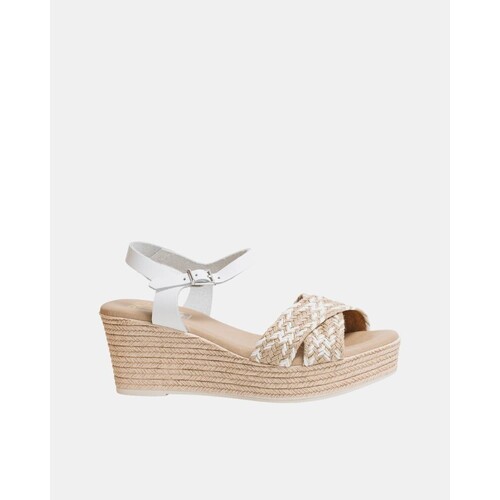 Schuhe Damen Sandalen / Sandaletten Rks 5724 Weiss