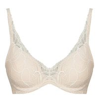 Unterwäsche Damen Full Cup BH Triumph Body Make-Up Illusion Lace WP Beige
