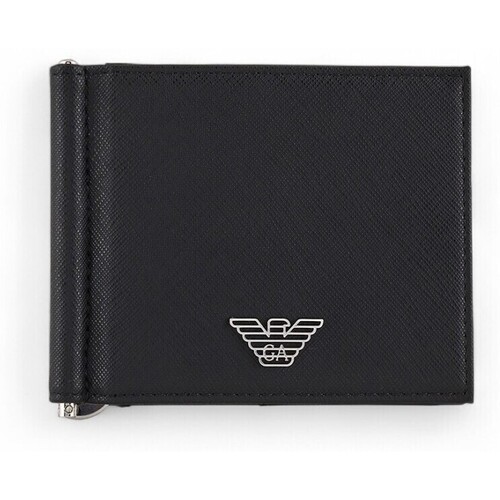 Taschen Herren Portemonnaie Emporio Armani  Schwarz