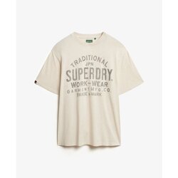 Kleidung Herren T-Shirts Superdry T-shirt  Machined Goods Workwear Beige