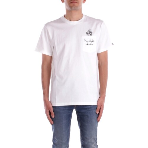 Kleidung Herren T-Shirts Mc2 Saint Barth AUS0001 02789H Weiss