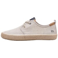 Schuhe Herren Leinen-Pantoletten mit gefloch Pepe jeans PORT LINEN Weiss