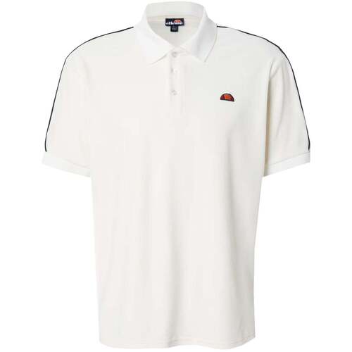 Kleidung Herren T-Shirts & Poloshirts Ellesse Sinise Velour Polo Shirt Off White Weiss