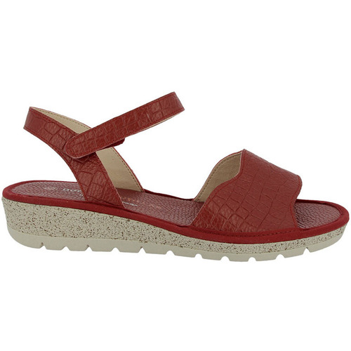 Schuhe Damen Sandalen / Sandaletten Doctor Cutillas 35325 Selbstklebende Damensandale Rot