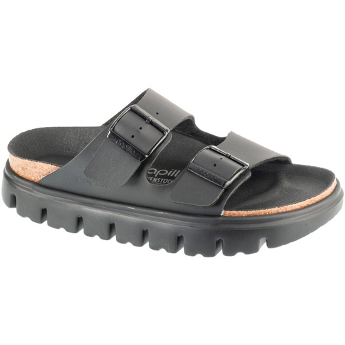 Schuhe Damen Hausschuhe BIRKENSTOCK Arizona Papillio Chunky BF Schwarz