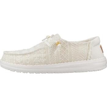 Schuhe Damen Derby-Schuhe HEYDUDE WENDY CROCHET LACE Weiss