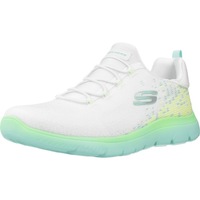 Schuhe Damen Sneaker Skechers SUMMITS MORNING GLOW Weiss