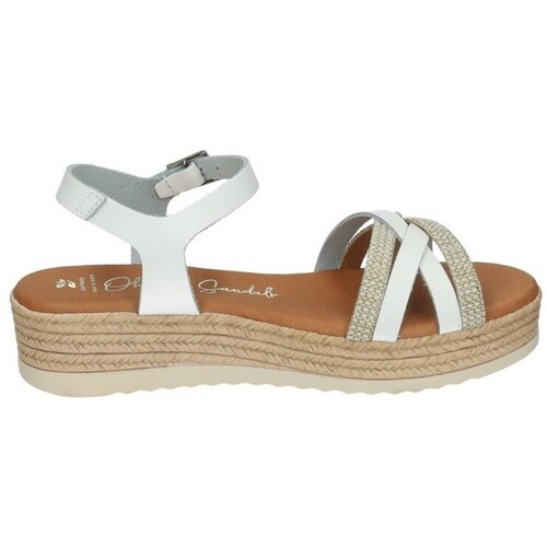 Schuhe Mädchen Sandalen / Sandaletten Oh My Sandals  Weiss