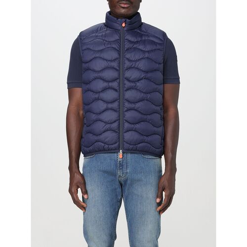 Kleidung Herren Strickjacken Save The Duck D82187MGIGA20 90000 Blau