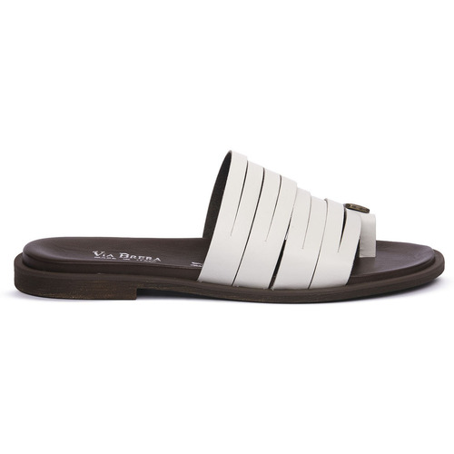 Schuhe Damen Pantoffel Priv Lab BIANCO Weiss