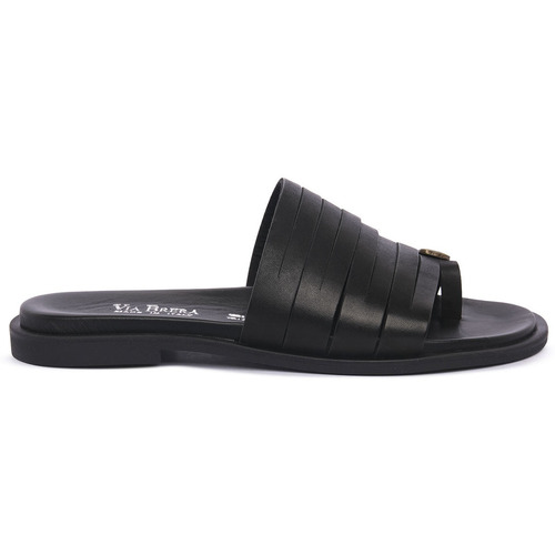 Schuhe Damen Pantoffel Priv Lab NERO Schwarz