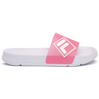 Schuhe Damen Pantoffel Fila 43274 MORRO BAY LOGO Rot