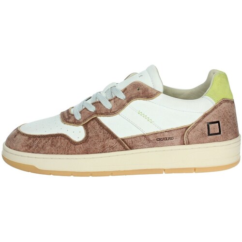 Schuhe Herren Sneaker Low Date M411-C2-CO-WN Weiss