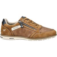 Schuhe Herren Sneaker Low Mustang Sneaker Braun